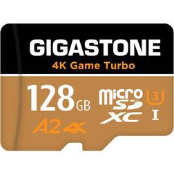 Gigastone [5-Yrs Free Data Recovery] 128GB Micro SD Card, 4K Game Turbo, Nintendo-Switch MicroSDXC Memory Card, GoPro, Action Camera, DJI, UHD